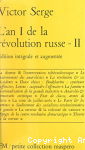 L'An I de la R&eacute;volution russe