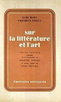 Sur la litt&eacute;rature et l'art