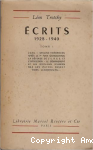 &Eacute;crits, 1928-1940