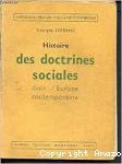 Histoire des doctrines sociales dans l'Europe contemporaine