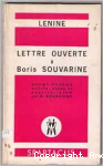 Lettre ouverte &agrave; Boris Souvarine