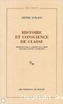 Histoire et conscience de classe